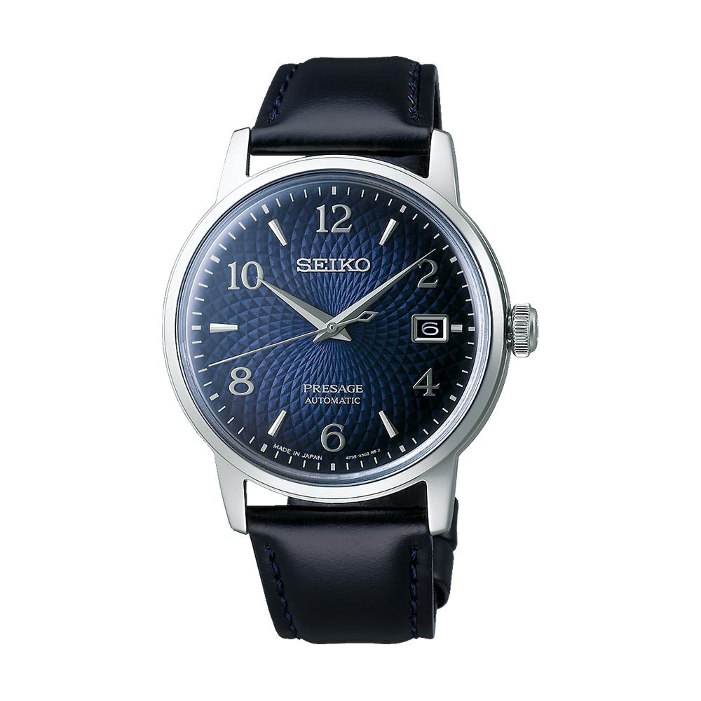 Seiko SRPE43J1 Presage Automatic Blue Leather 38.5mm