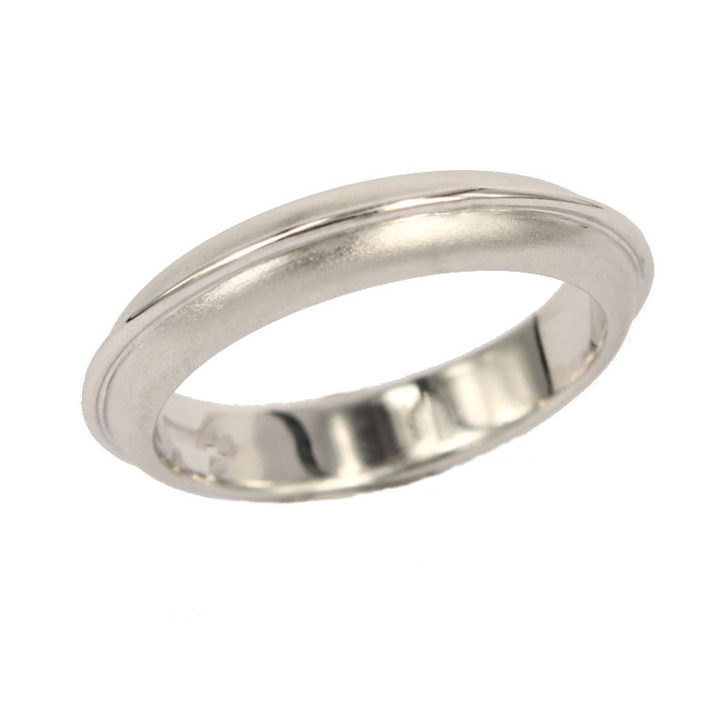 Weißgold Hochzeit Band Modell Raggio di Luce Fabio Ferro