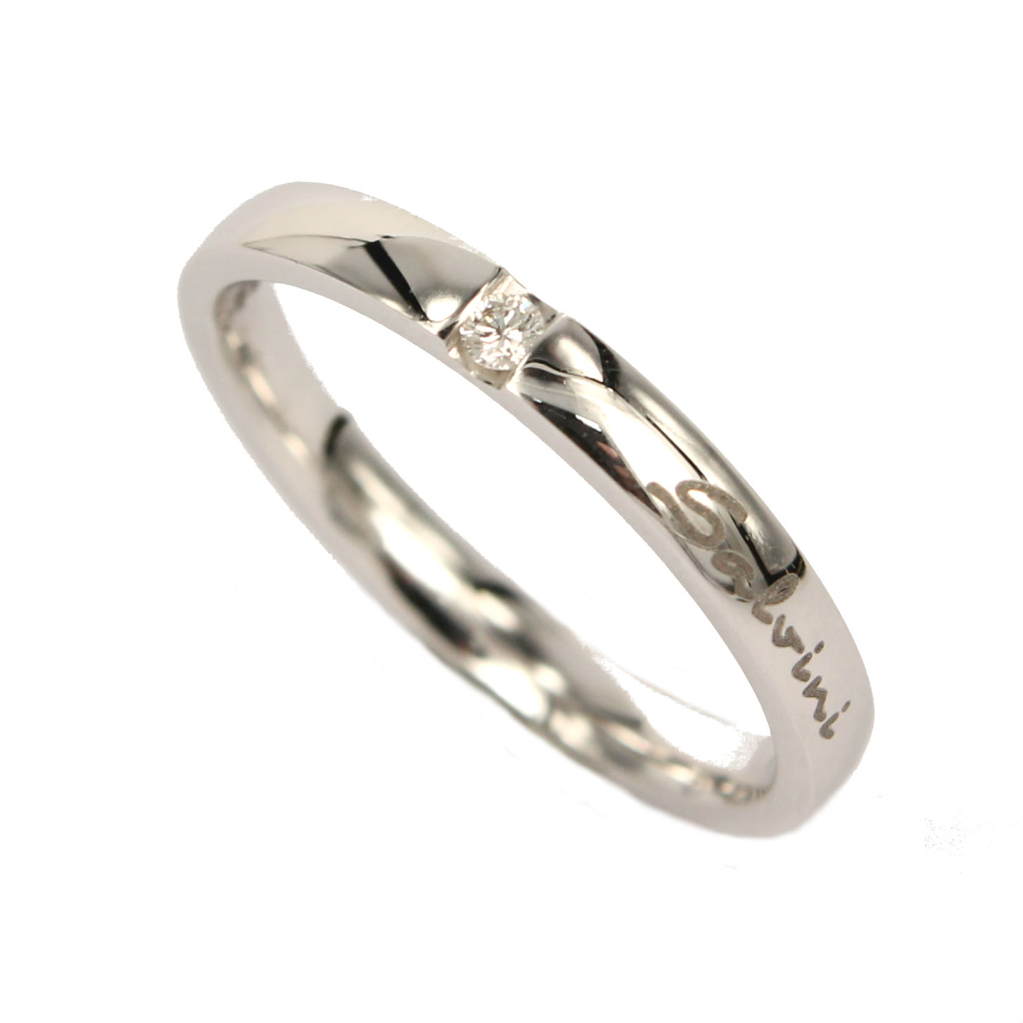 Salvini Francesina wedding band with diamond